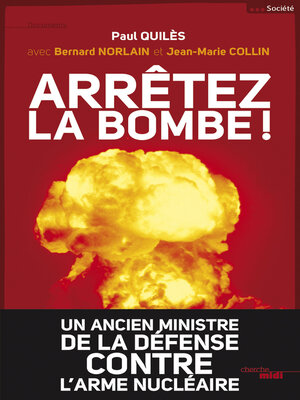 cover image of Arrêtez la bombe !